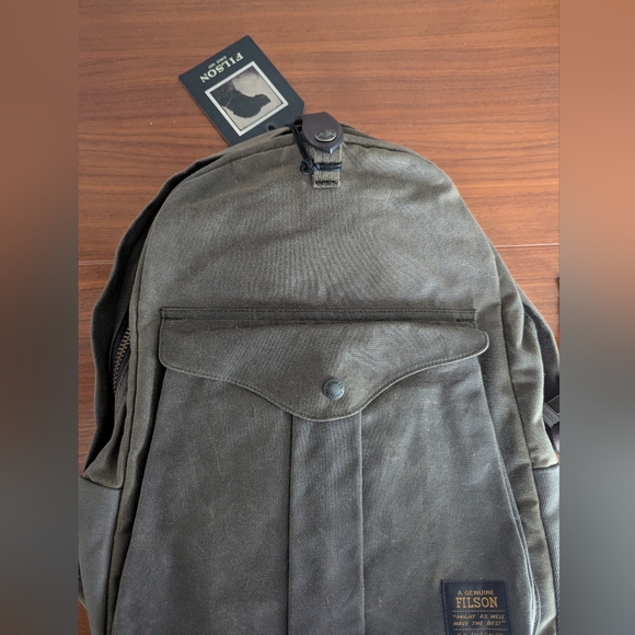 New Filson Journeyman Backpack Otter Green - Picture 2 of 6